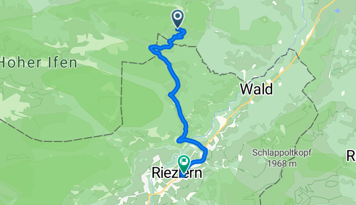 Oberstdorf až Walserstraße, Mittelberg