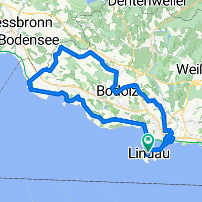 Maximilianstraße naar Zeppelinstraße