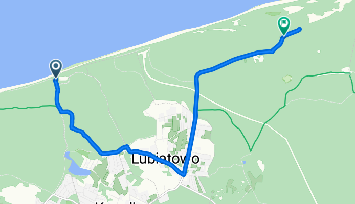 Bałtycka, Kopalino do Osieczki, Choczewo