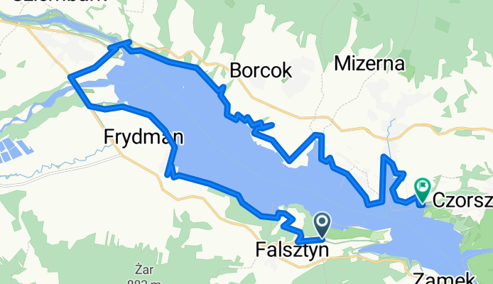 Zamkowa, Niedzica do Wronina, Czorsztyn