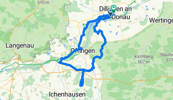 Dillingen -  Wettenhausen/Kammeltal - Günzburg - DLG
