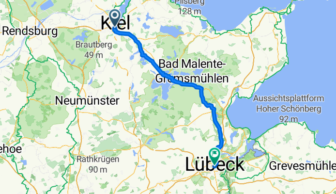 Sophienblatt, Kiel à Breite Straße, Lübeck