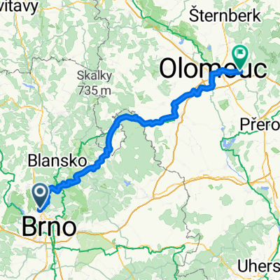 From Brno to Velká Bystřice