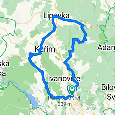 Route in Brno
