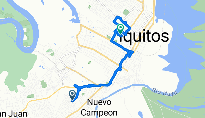 De Avenida José Abelardo Quiñones Km. 1, Iquitos a Morona 955, Iquitos