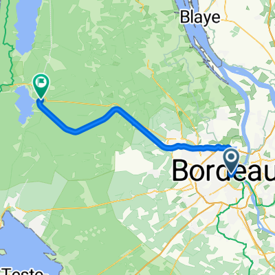 Bordeaux - Lacanau (Primera etapa)