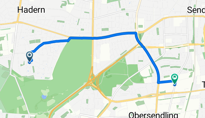 Hochwaldstraße, München nach Hofmannstraße, München