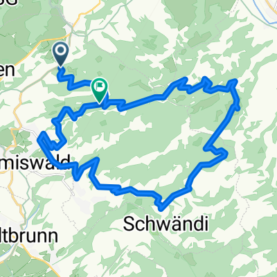 Uznacherstrasse, Ricken SG nach Eggstrasse, Uetliburg SG