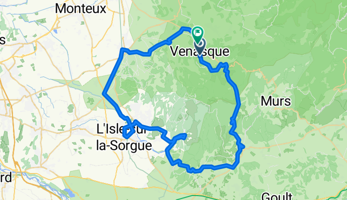 Route in Venasque