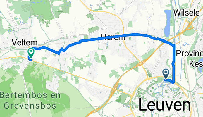Engels Plein, Löwen nach Brusselsesteenweg, Herent