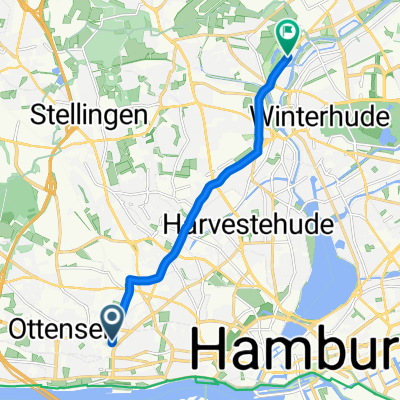 Paul-Nevermann-Platz, Hamburg nach Alsterkrugchaussee, Hamburg