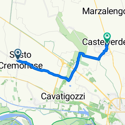 Percorso per Via dei Gerani