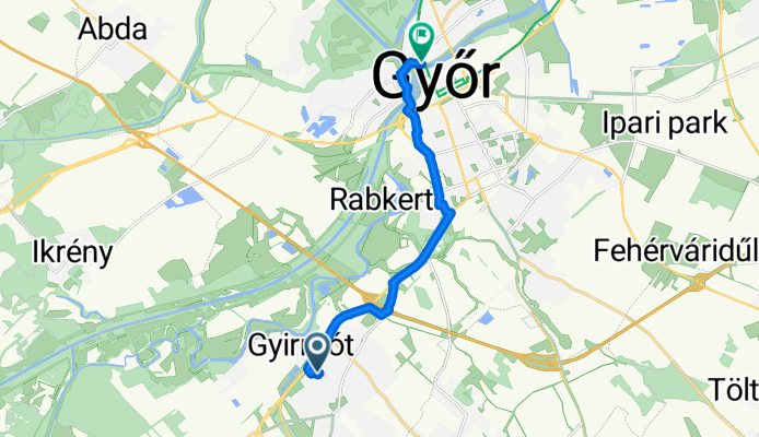 Halász Ödön utca, Győr - Kálóczy tér, Győr