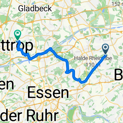 Erzbahntrasse nach Beckstraße