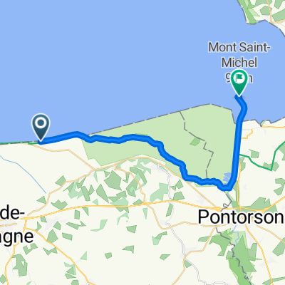 From Cherrueix to Le Mont-Saint-Michel