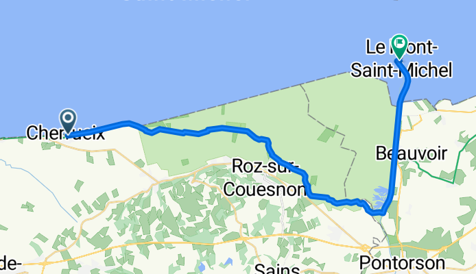 From Cherrueix to Le Mont-Saint-Michel