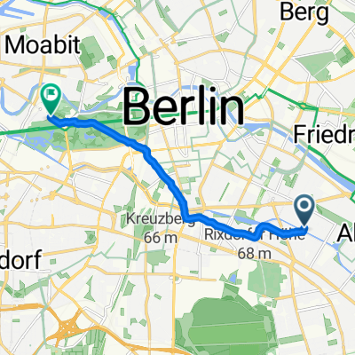 Ohlauer Straße, Berlin nach Altonaer Straße, Berlin
