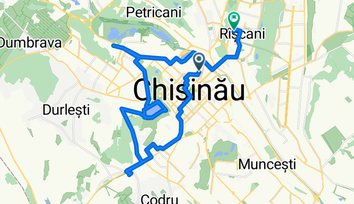 улица Замфира Арборе, Riscani до Riscani