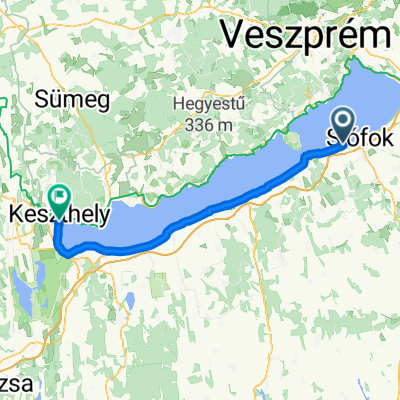 Liszt Ferenc sétány, Siófok - Helikonliget, Keszthely