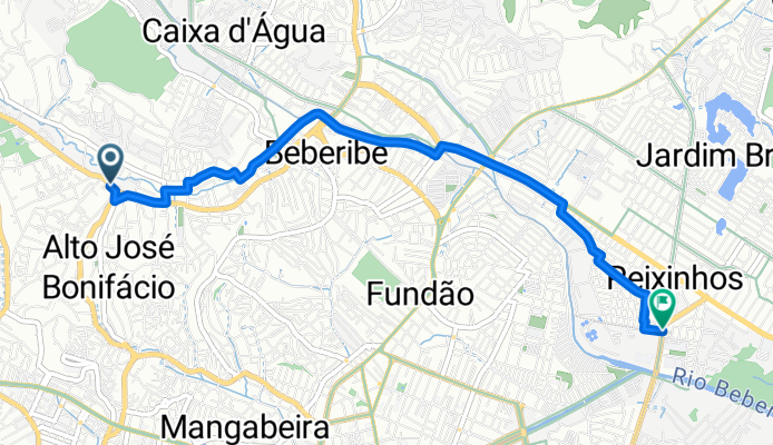 De Rua José Rebouças a Avenida Antônio da Costa Azevedo