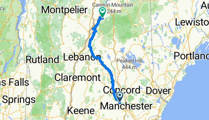 Tibbetts Hill Rd, Goffstown to Mill Brook Rd, Landaff popular