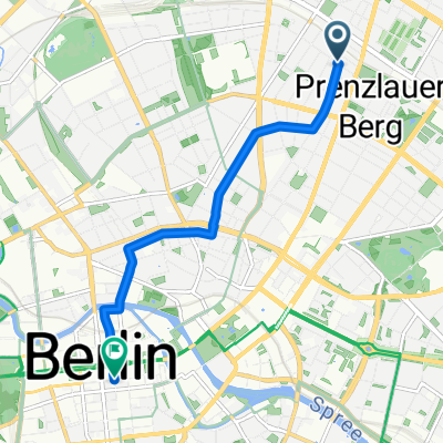 Dunckerstraße, Berlin nach Jägerstraße, Berlin