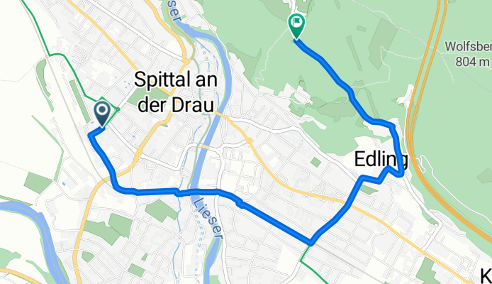 Bahnhofstraße nach Sankt Sigmund