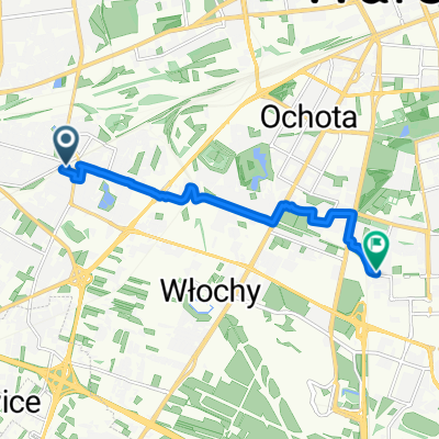 Włochy, Warszawa do Etiudy Rewolucyjnej, Warszawa