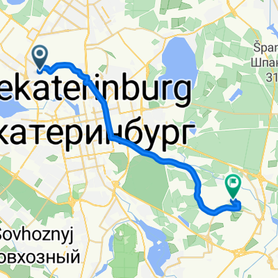 Баррикадная улица, Екатеринбург до Октябрьский Район, Екатеринбург