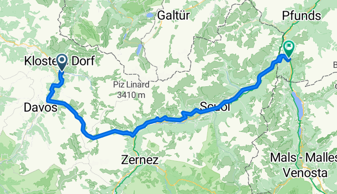 Klosters to Nauders
