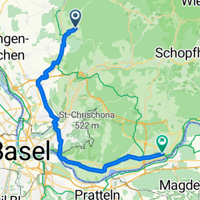 Wollbacher Straße to Nollinger Straße 3A