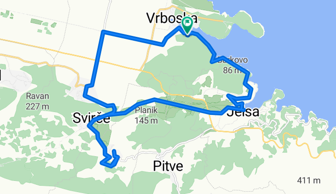 Vrboska nach Vrboska