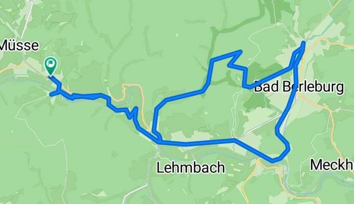 Hudeweg, Bad Berleburg nach Hudeweg, Bad Berleburg