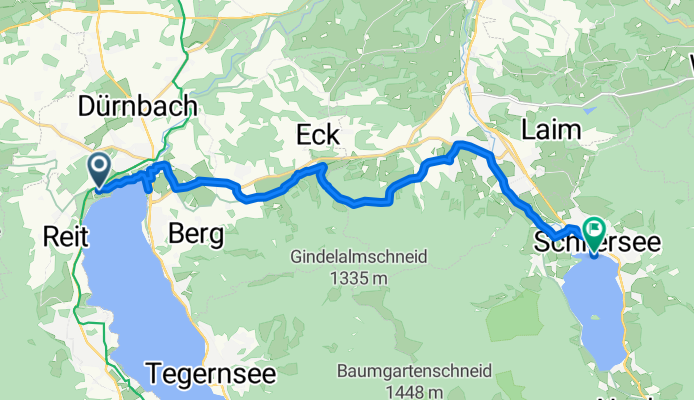 Kaltenbrunn, Gmund am Tegernsee nach Perfallstraße, Schliersee