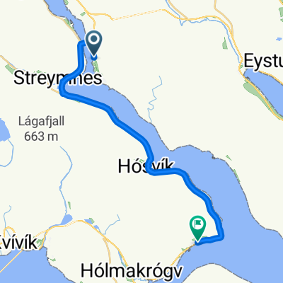 Fílasandsvegur nach Við Sjógv