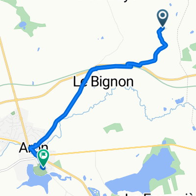 Les Hautes Oyères, Aron à Rue de la Reinière, Aron