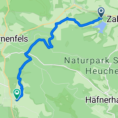 Zaberfeld nach Burrainstraße