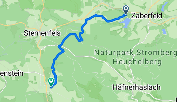 Zaberfeld nach Burrainstraße