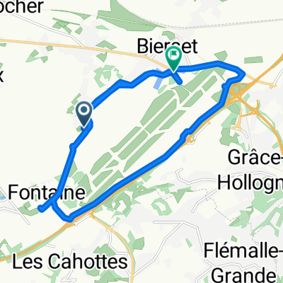 Grâce-Hollogne to Rue de Hollogne, Grâce-Hollogne