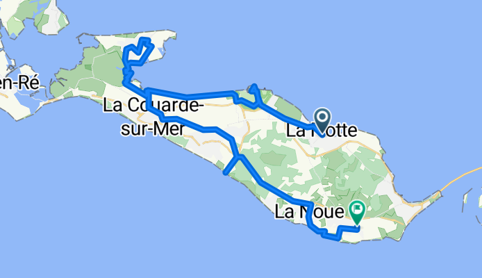 Quai de Sénac, La Flotte à Rue de la Terre Rouge, Sainte-Marie-de-Ré