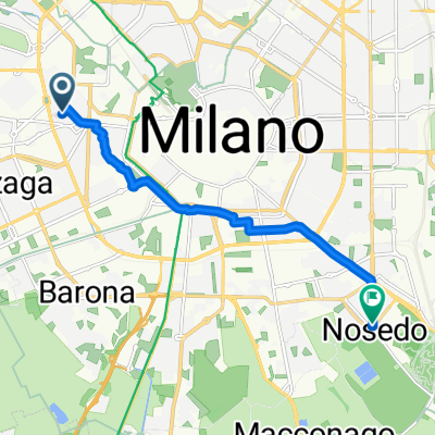 Via Federico Faruffini, Milano a Via San Dionigi, Milano