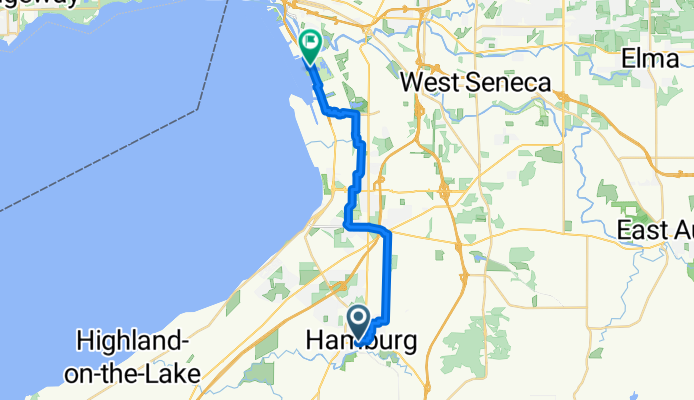 Route to Charlie's Boat Yard