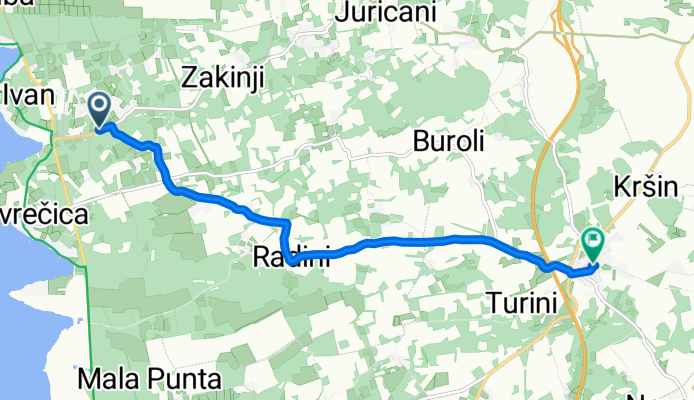 Dolinci, Babići to Trg svetog Zenona, Brtonigla