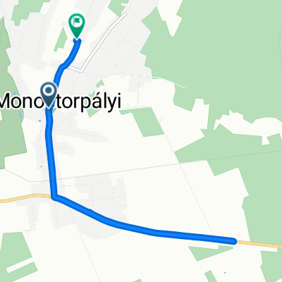 Kossuth Lajos utca, Monostorpályi - Vasvári Pál utca, Monostorpályi