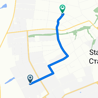 Украинская улица, Староминская до Краснощербиновская улица, Староминская