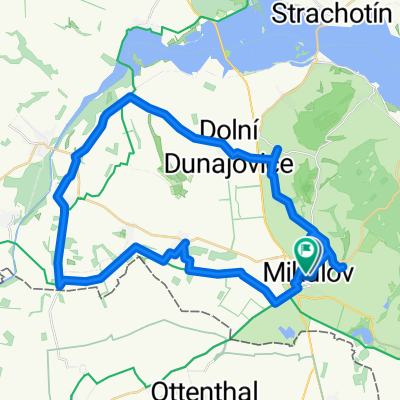 Route zu Zámek Mikulov - Devin