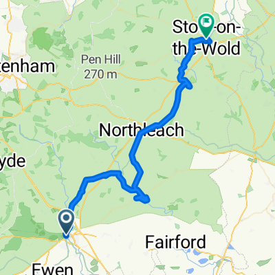 Cirencester to Stow-on-the-Wold