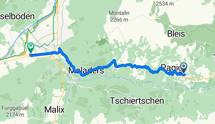 Litzi, St. Peter nach Comercialstrasse, Chur