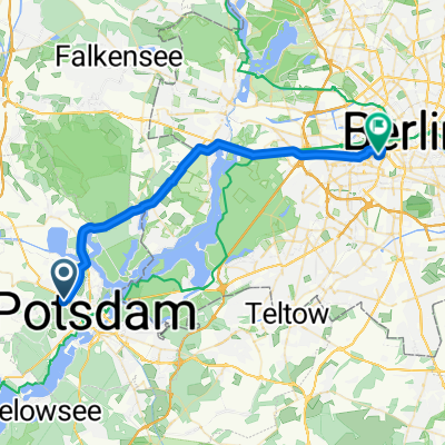 Am Krongut, Potsdam nach Reichpietschufer, Berlin