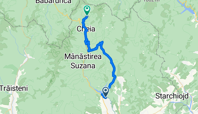 Route to Cabana Șilva, Muntele Rosu, Ciucas